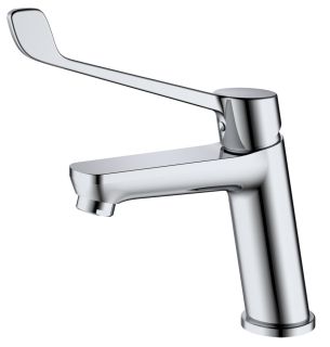 Смеситель для раковины Splenka S08.10 с хирургической ручкой хром